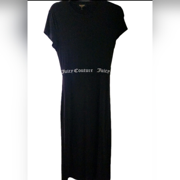 Juicy Couture Dresses & Skirts - Juicy Couture Black Label Dress  in Black w Stretch Logo Waistband Size M
